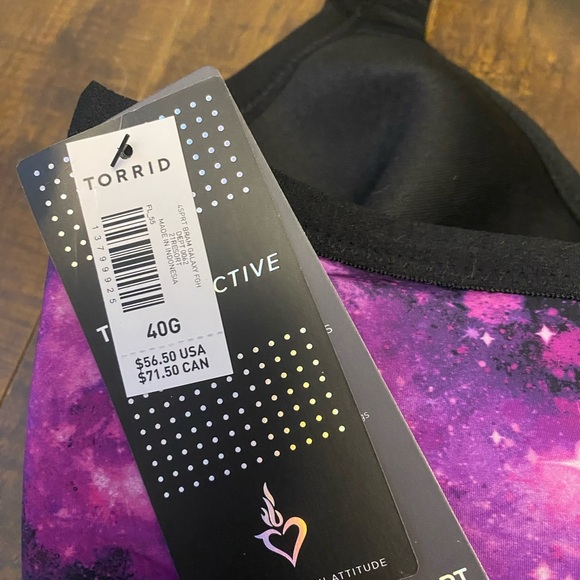 Torrid Galaxy medium support bra - Picture 5 of 11